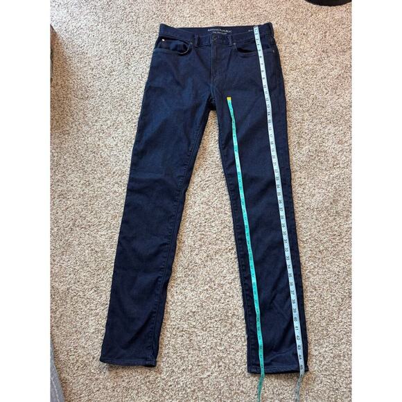 Banana Republic "The Traveler" size 32X36, Men's Blue Denim Jeans/Pants, Slim - Picture 6 of 11